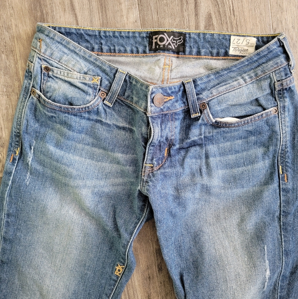 Fox Racing Torque Boot Cut Jeans Size 5